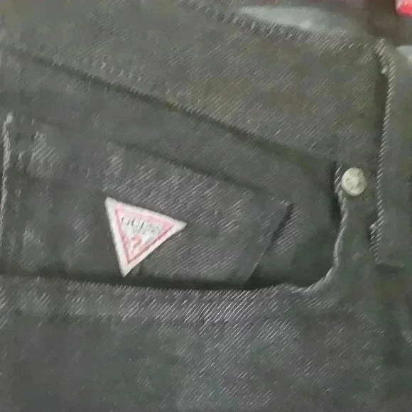 GUESS mens Lincoln slim straight black jeans size  29. Never worn. - Picture 4 of 7